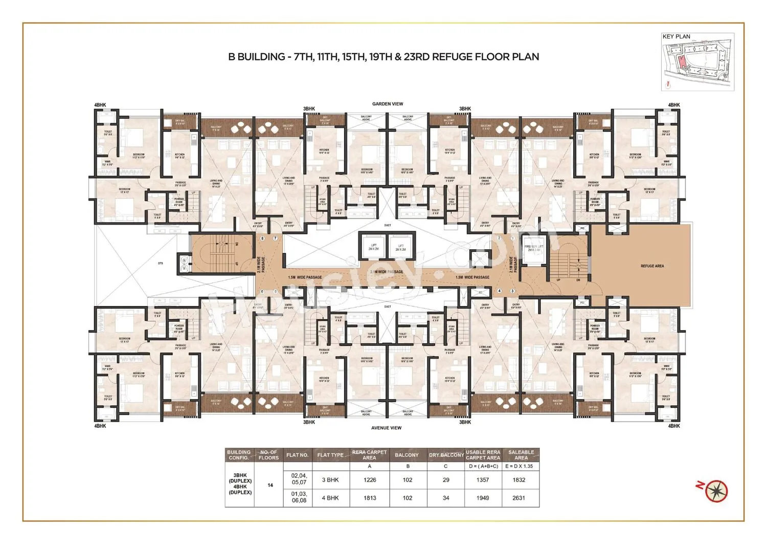 Pride World City Montreal Floor plan 7